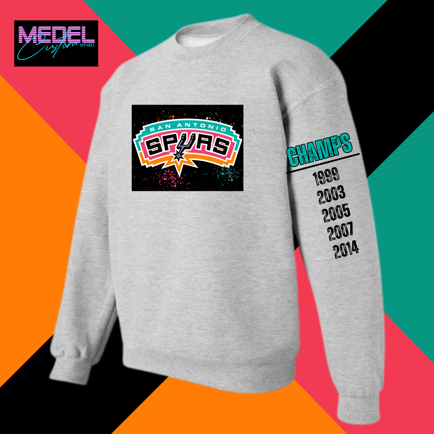 San Antonio Spurs Crew Neck Sweater