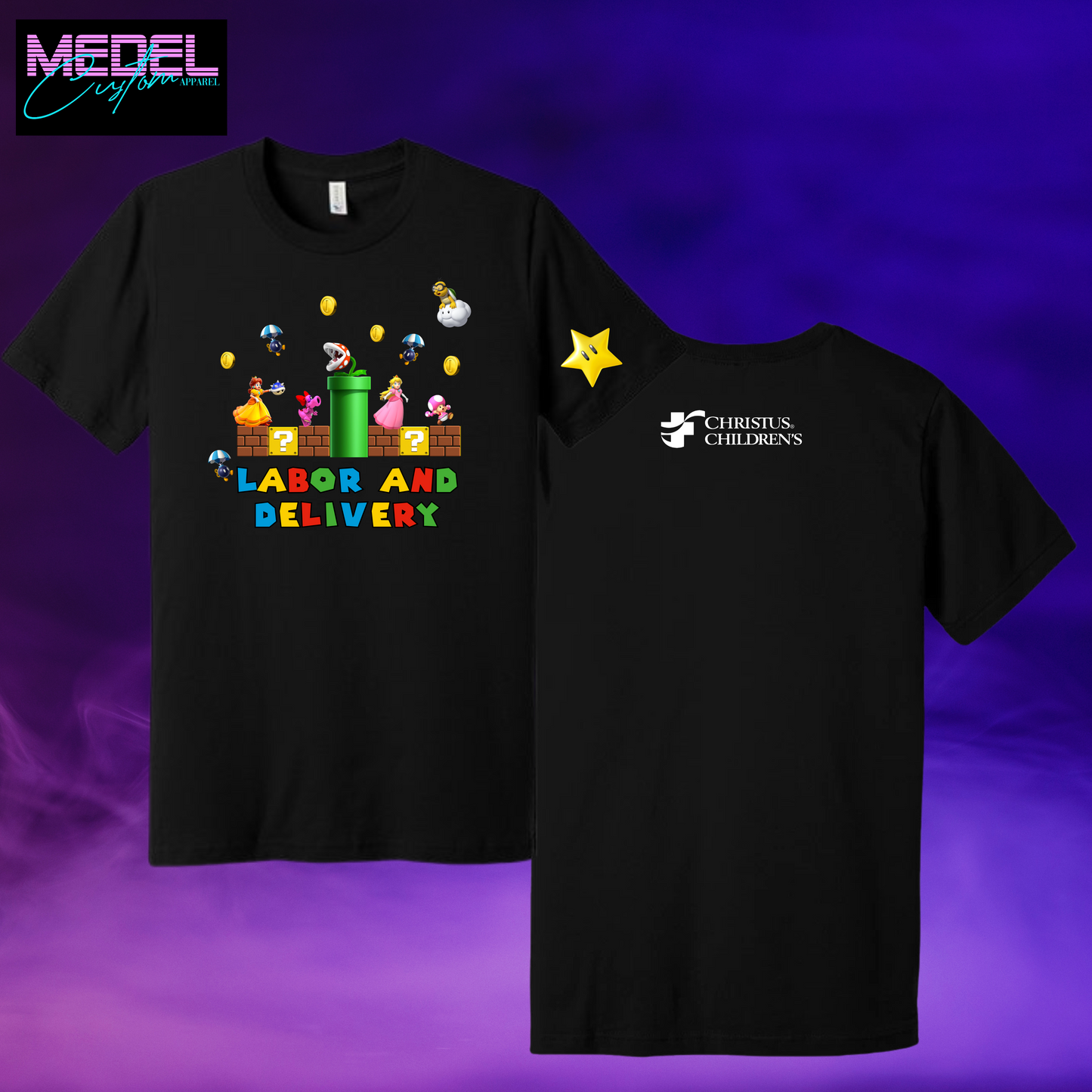 Female Mario Characters Unit Shirt