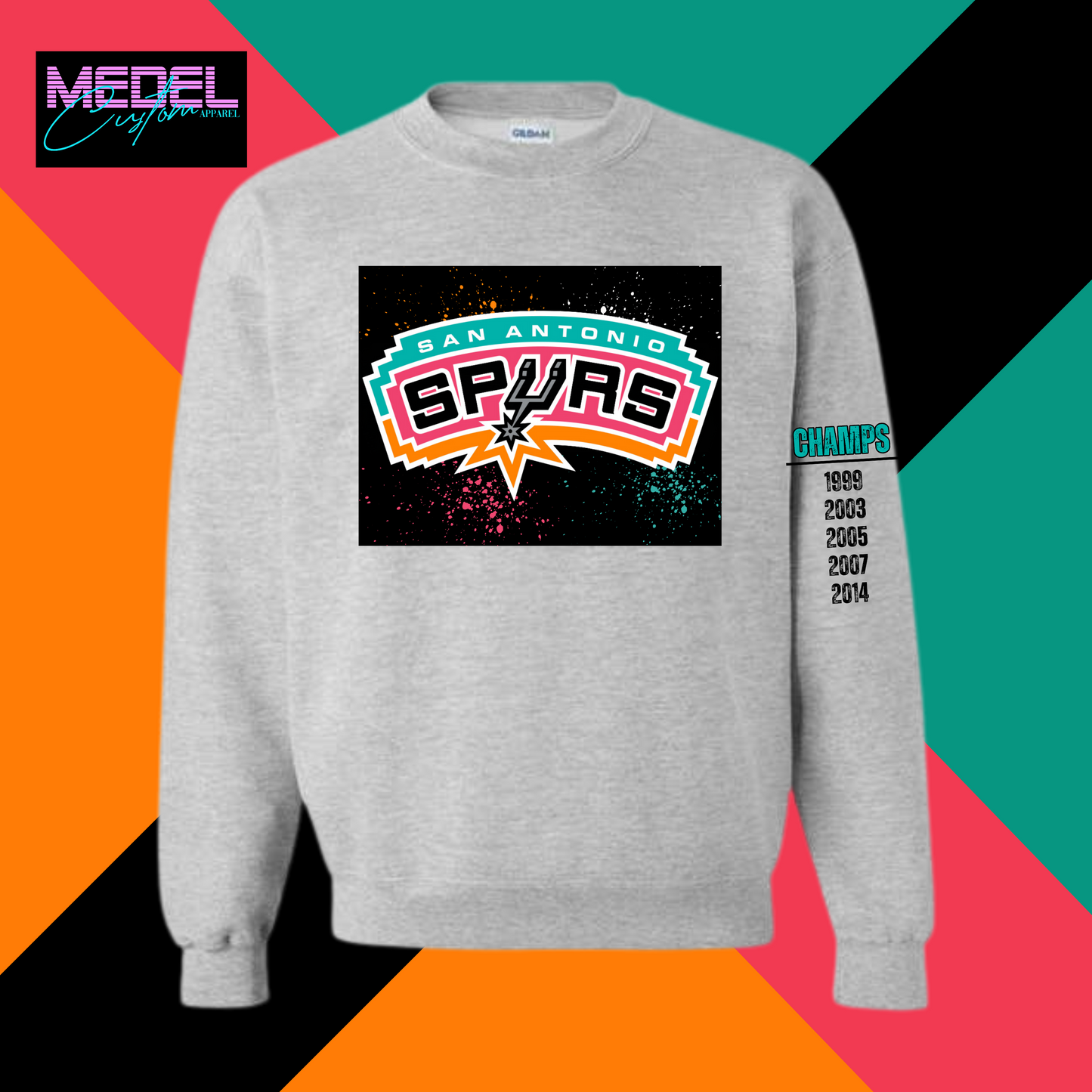 San Antonio Spurs Crew Neck Sweater