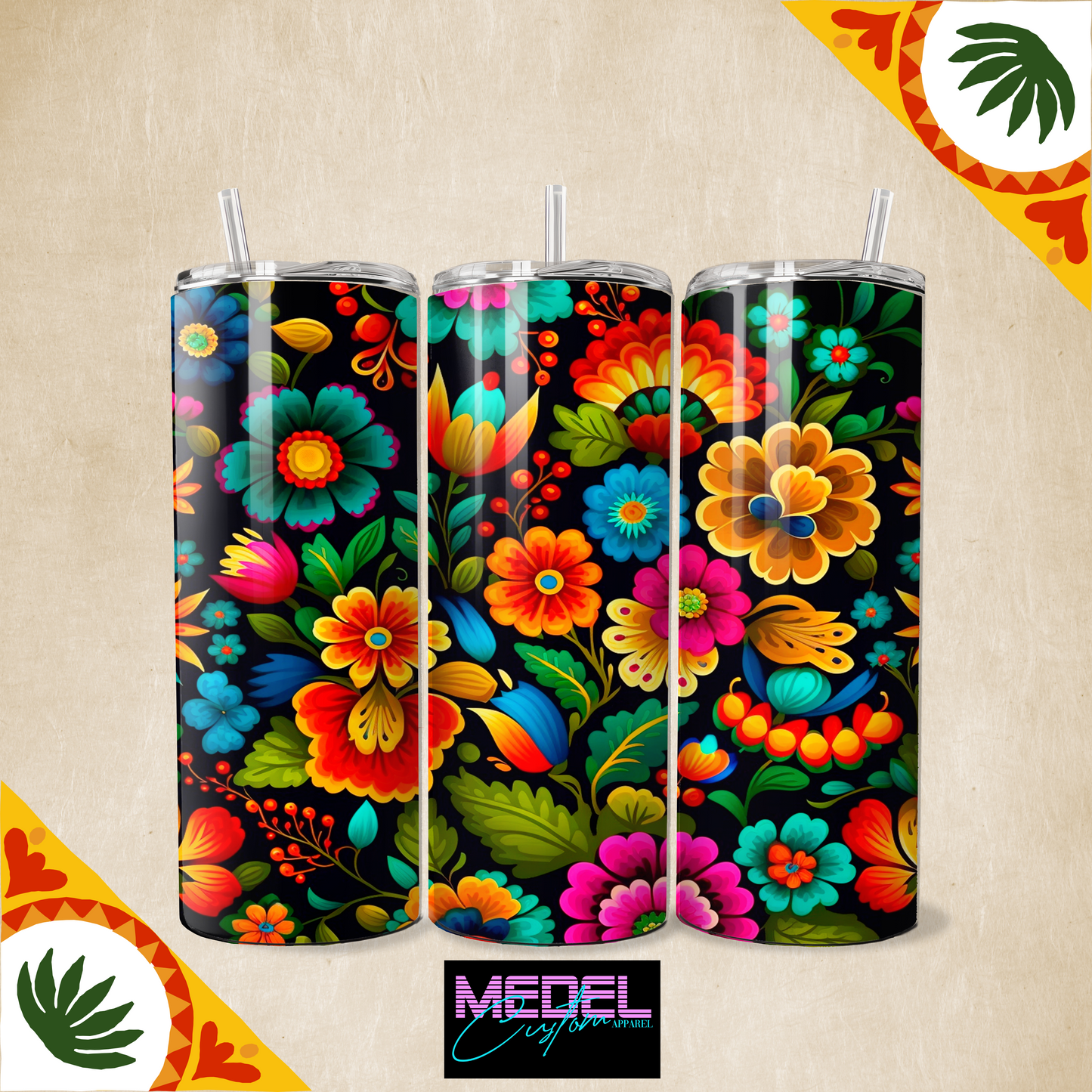 Floral 20 oz. Tumbler