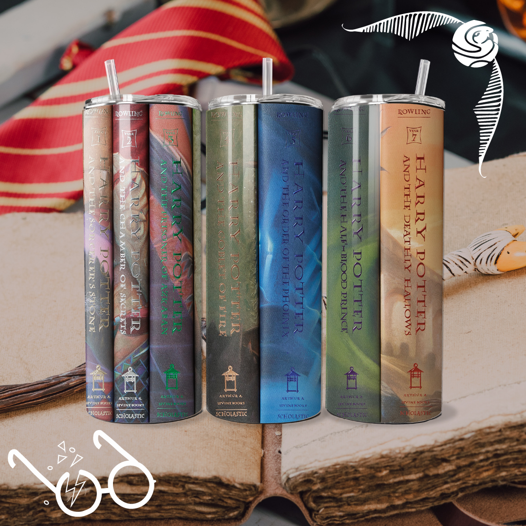 Harry Potter Collection Books 20 oz. Tumbler