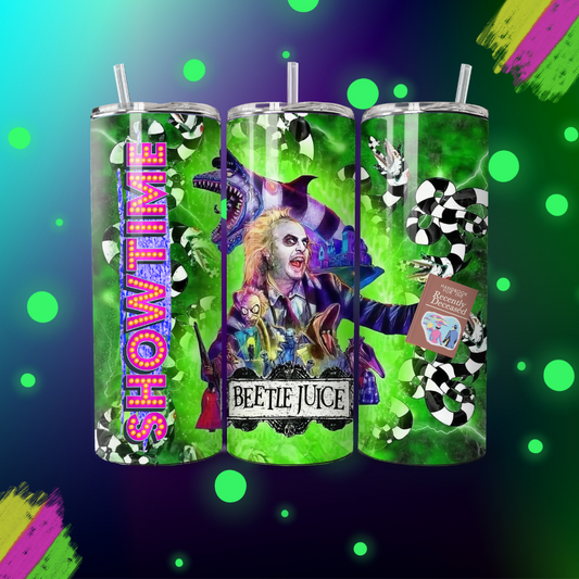 Beetlejuice- It's showtime 20 oz. Tumbler