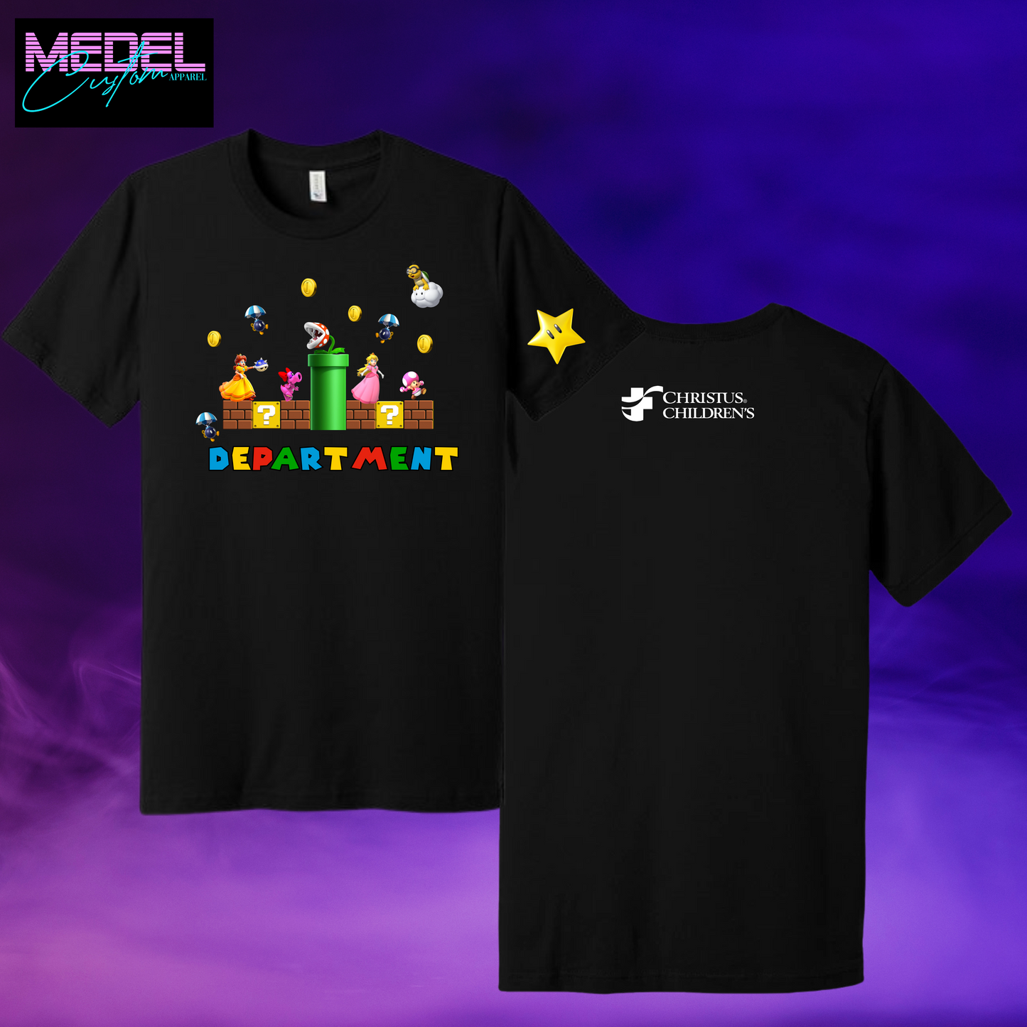 Female Mario Characters Unit Shirt