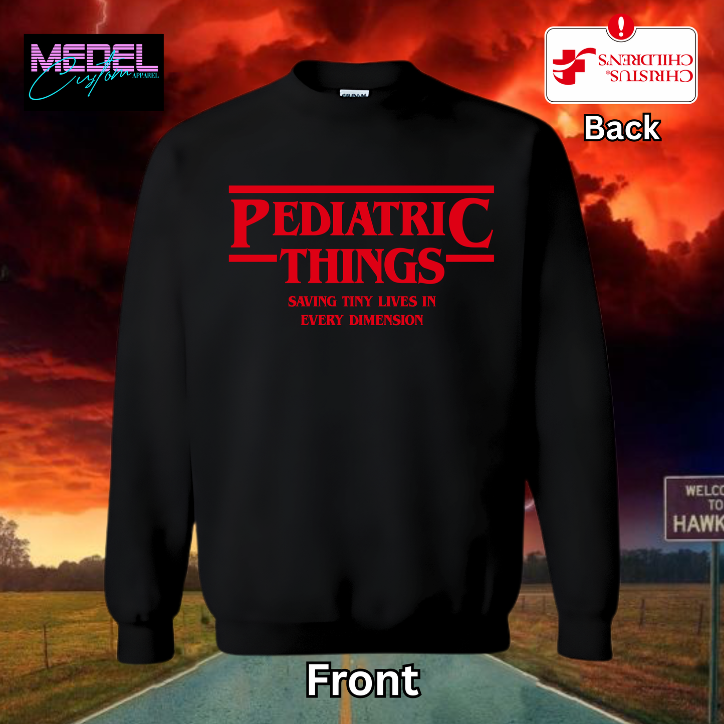 Pediatric Thing- Shirt, Crewneck Sweater, Long Sleeve