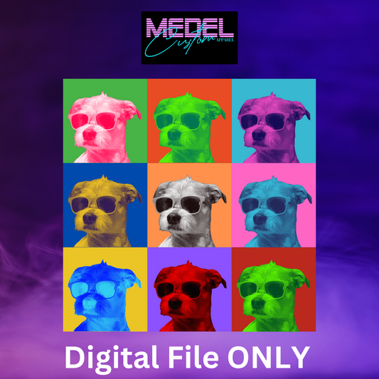 Pet Pop Art (DIGITAL FILE ONLY in 1-2 Business days)